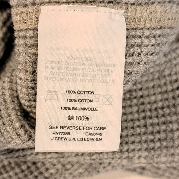 Wallace & Barnes Men's S Athletic Fit Long Sleeve Crewneck Thermal Style #F7054 - Picture 9 of 15